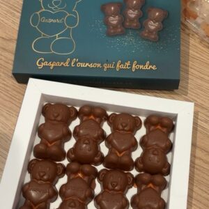 Gaspard l’ourson – Coffret de 8 oursons chocolat et guimauve
