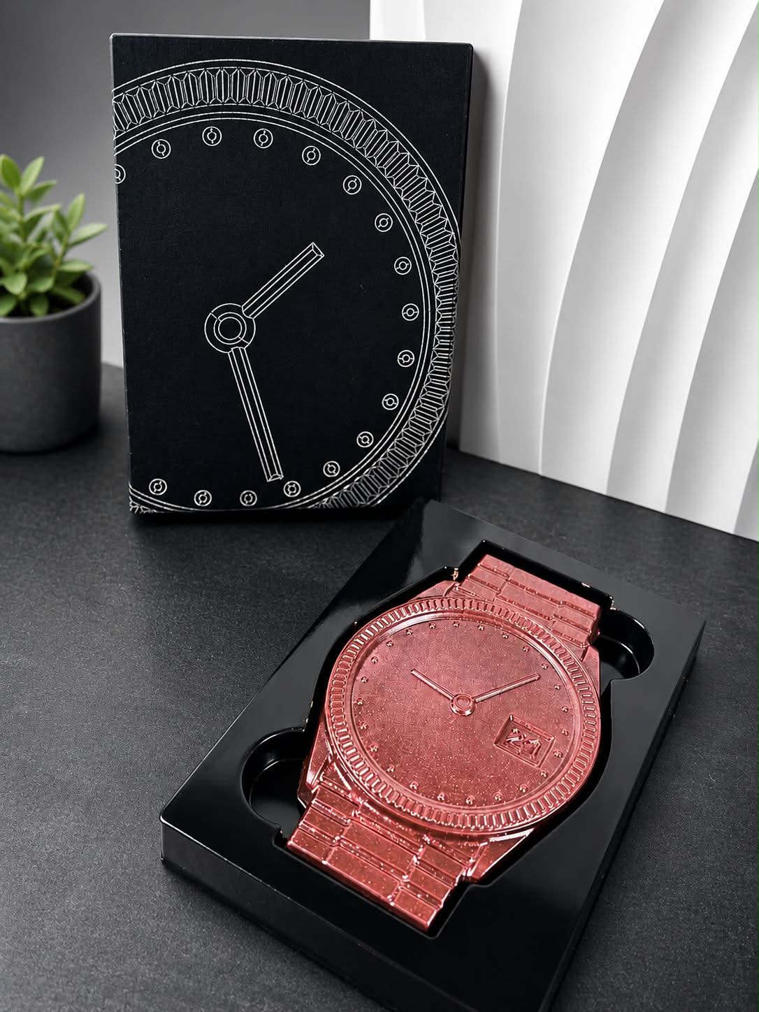 Montre en chocolat